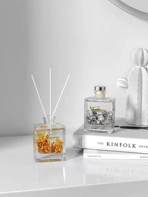 Christmas Cinnamon Reed Diffuser น้ำหอม 120ml พร้อมฟอยล์สีเงินสีทอง