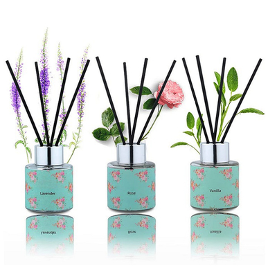 50ml Essential Oil Reed Diffuser Gift Set กุหลาบลาเวนเดอร์ ตะไคร้