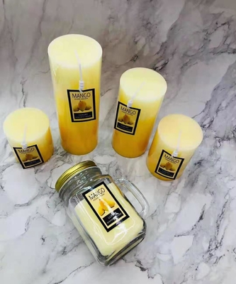 3.5oz 4.5oz เทียนถั่วเหลืองแฮนด์เมดเทียนหอมเสาเพื่อบรรเทาความเครียด