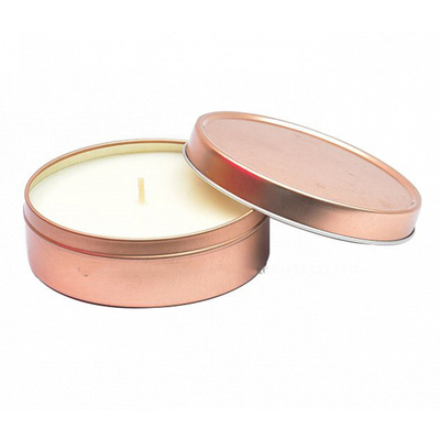 เทียนหอมขี้ผึ้งถั่วเหลืองอลูมิเนียมโลหะดีบุกขนาดเล็กสำหรับ Votive Tealight 3oz