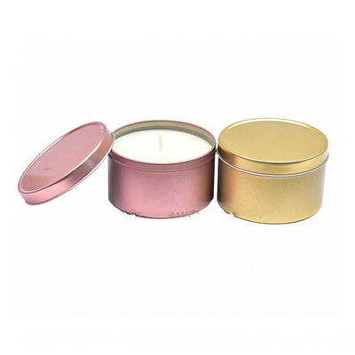 กระป๋องเทียนถั่วเหลืองหอมทอง Sliver จำนวนมาก 5.5oz