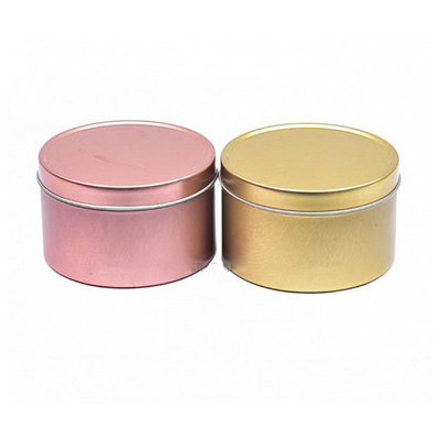 กระป๋องเทียนถั่วเหลืองหอมทอง Sliver จำนวนมาก 5.5oz