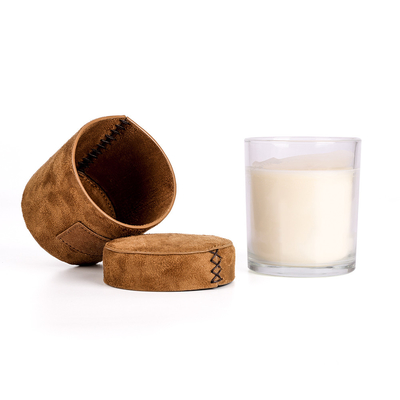 Odm Deerskin Jacket Jar เทียนแก้วธรรมดา Scented
