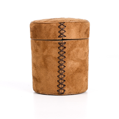 Odm Deerskin Jacket Jar เทียนแก้วธรรมดา Scented