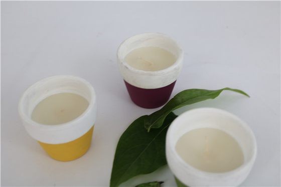 Aroma Home Odm เทียนหอมถั่วเหลืองเซรามิค Jars 2 Oz