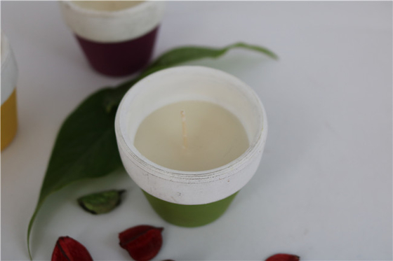 Aroma Home Odm เทียนหอมถั่วเหลืองเซรามิค Jars 2 Oz
