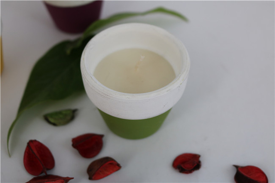Aroma Home Odm เทียนหอมถั่วเหลืองเซรามิค Jars 2 Oz