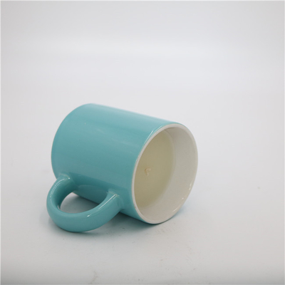 Aroma Home Shiny Blue Round Tea Cup เทียนถั่วเหลืองเซรามิกหอม 5.5oz