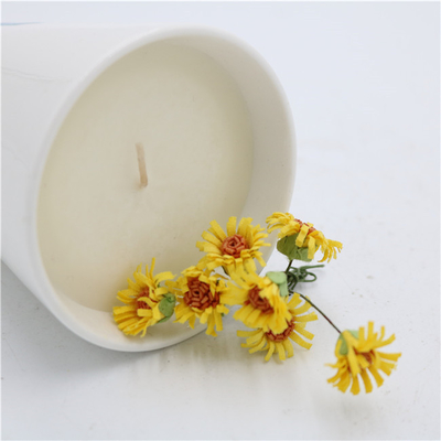 Aroma Home Tea Cup เทียนถั่วเหลืองเซรามิก กลิ่น Matte White 7oz