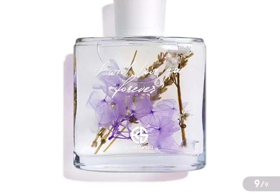 ห้องน้ำหอม Aroma Reed Diffuser 100ml พร้อมการตกแต่งดอกไม้แห้ง