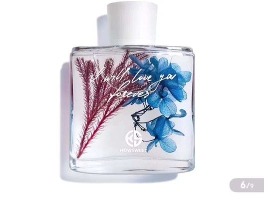 ห้องน้ำหอม Aroma Reed Diffuser 100ml พร้อมการตกแต่งดอกไม้แห้ง