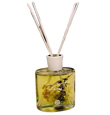 ห้องน้ำหอม Aroma Reed Diffuser 100ml พร้อมการตกแต่งดอกไม้แห้ง